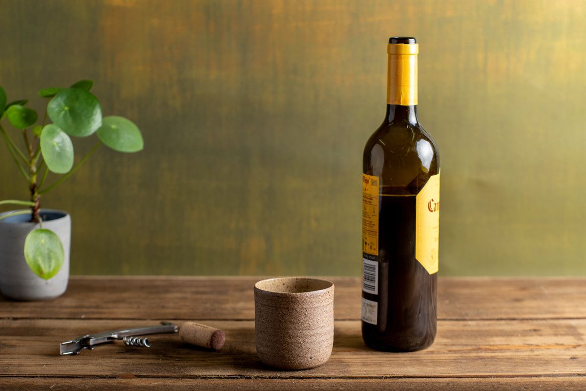 Wine Beaker - Earth Brown Wine Beaker - Earth Brown