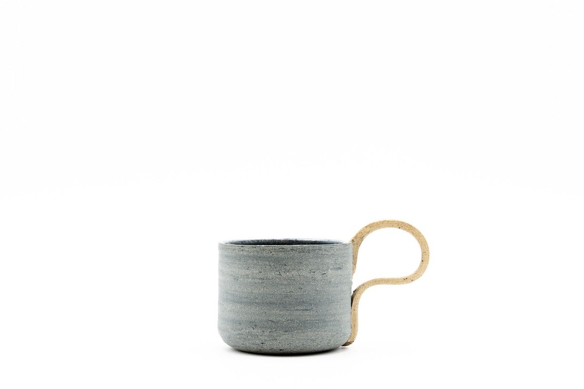 Tea Cup - Dark Blue-Grey Tea Cup - Dark Blue-Grey
