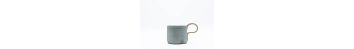 Breakfast Cup Dark Blue Grey
