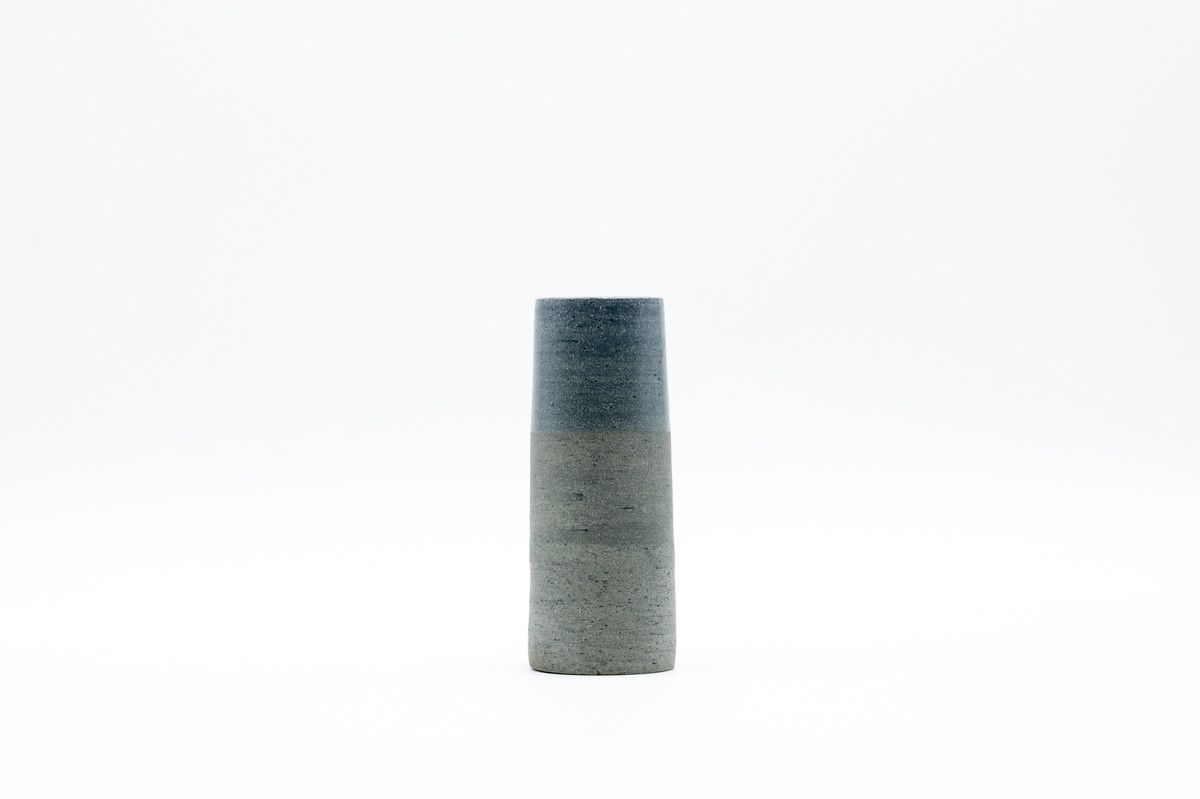 Thin Vase - Dark Blue-Grey Thin Vase - Dark Blue-Grey