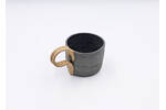 Coffee Cup - Dark Blue-Grey Detail