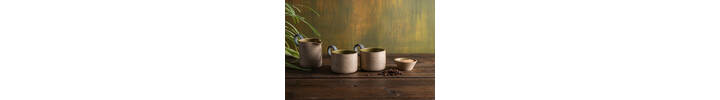 Coffee for Two in Sandy Beige