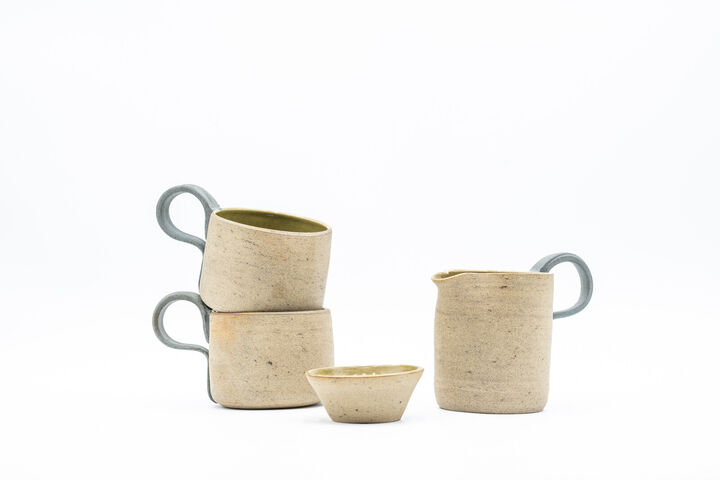 Coffee For Two Set in Sandy Beige