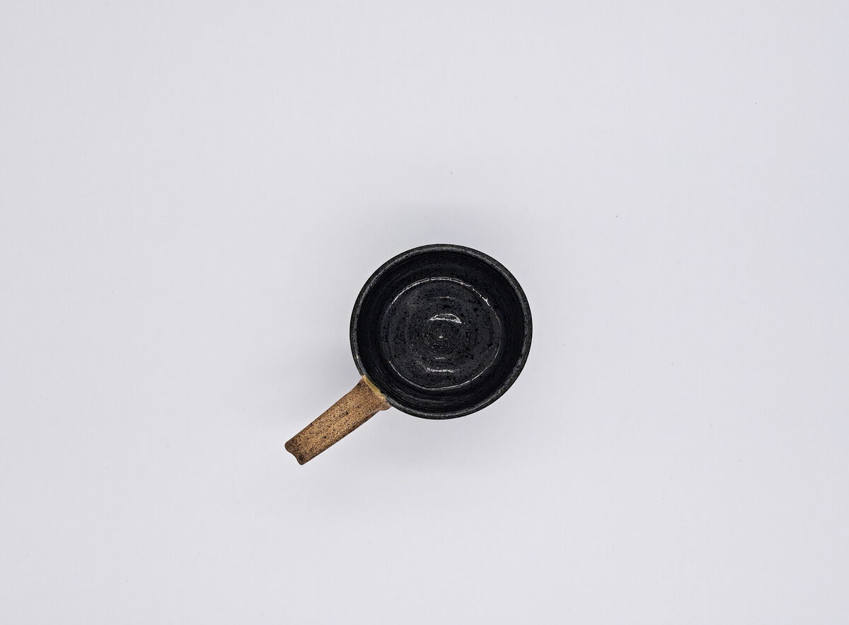 Coffee Cup - Dark Blue-Grey Detail