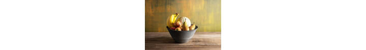 Fruit Bowl Dark Blue Grey