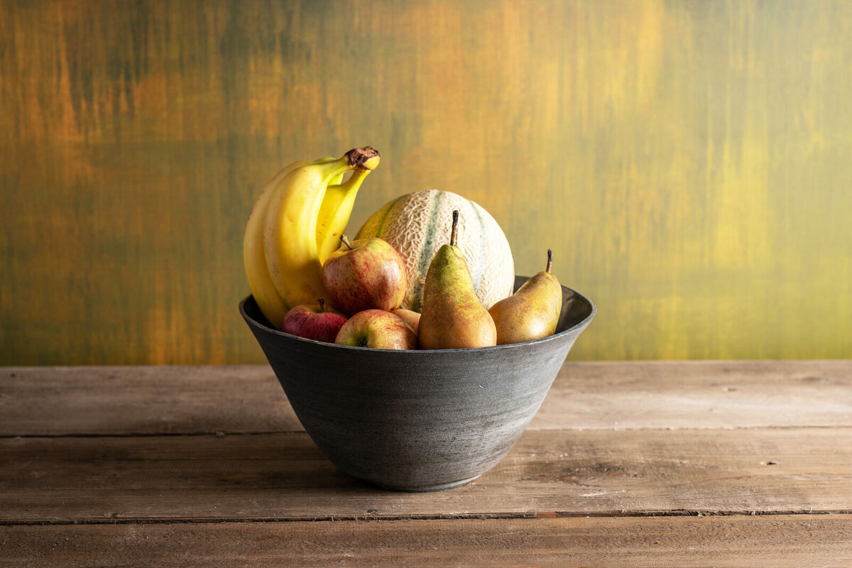 Fruit Bowl Dark Blue Grey Fruit Bowl Dark Blue Grey