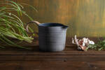 Giant Gravy Jug Dark Blue Grey