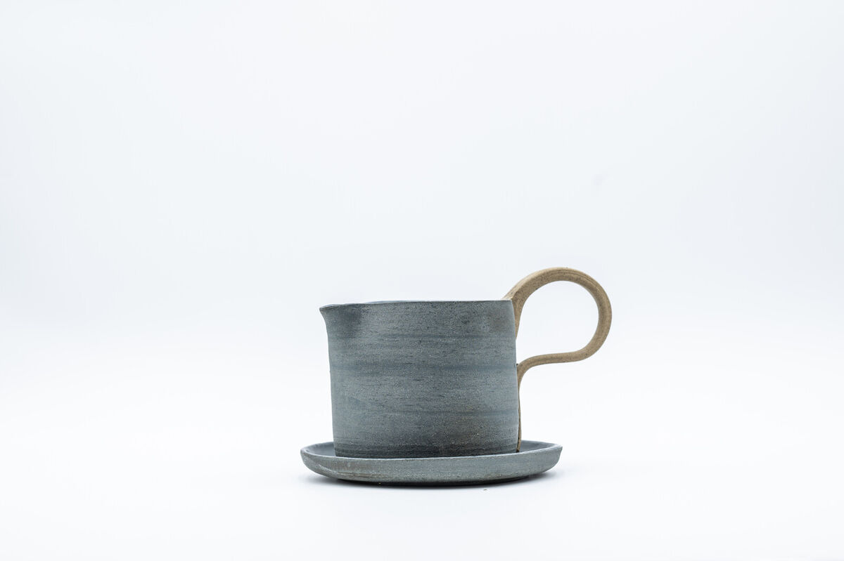 Gravy Boat Set in Dark Blue Grey