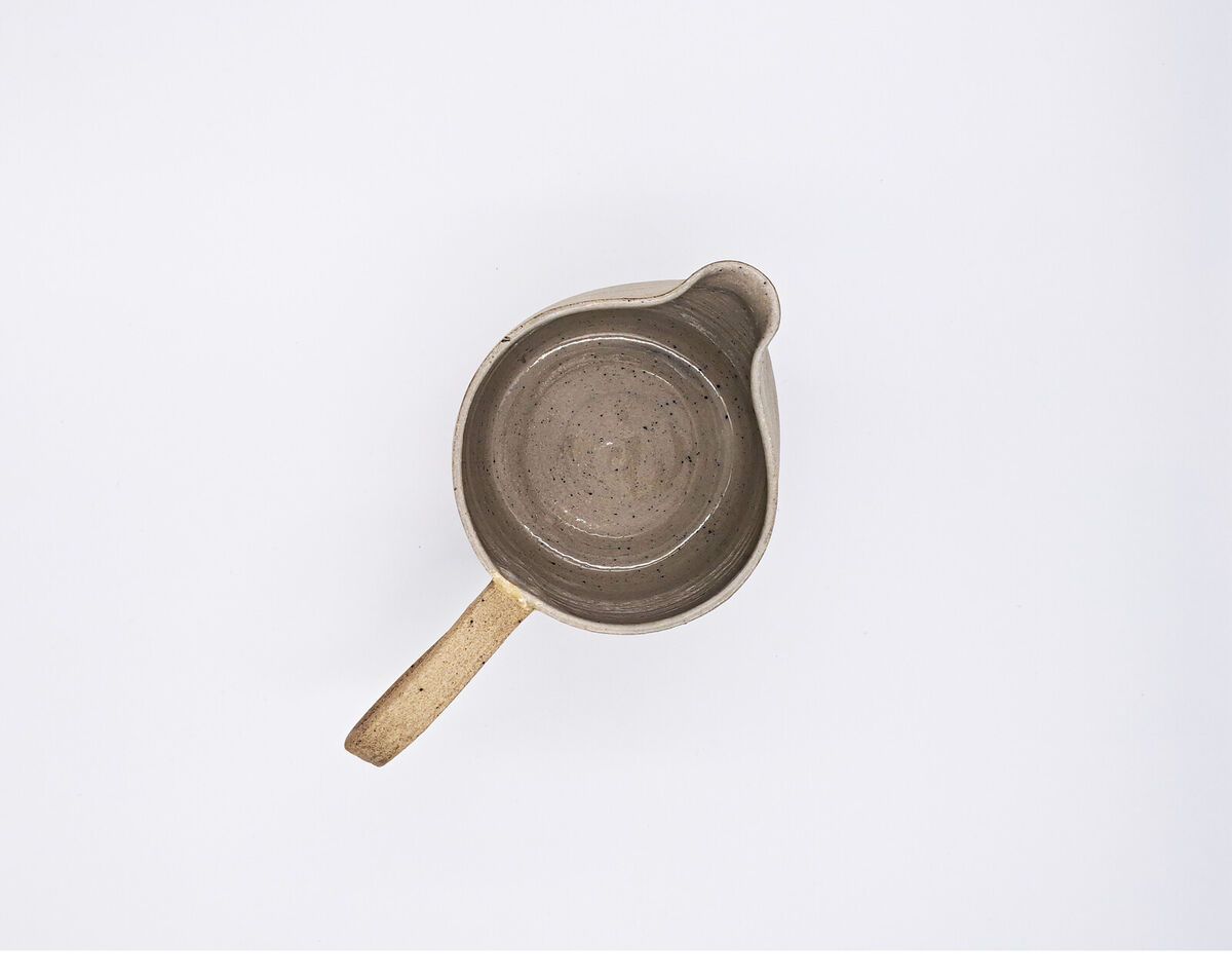 Gravy Jug - Pale Grey-Blue Detail