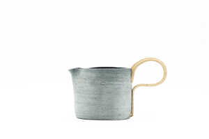 Handmade ceramic Gravy Jug Blue