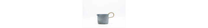 Large Gravy Jug Dark Blue Grey