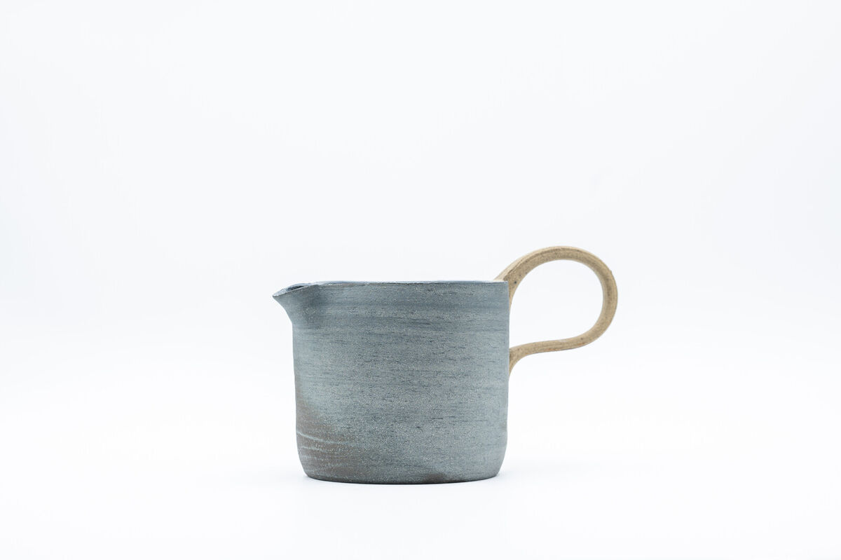 Large Gravy Jug Dark Blue Grey
