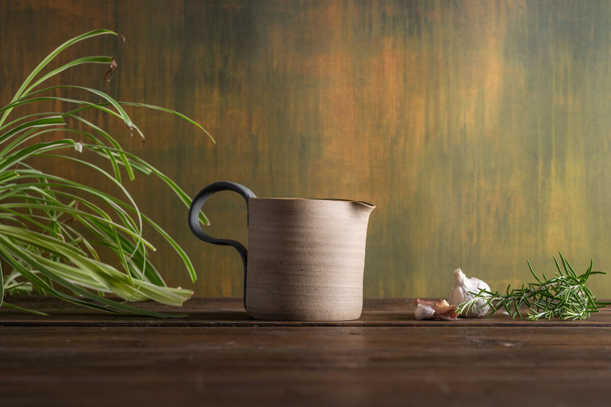 Large Gravy Jug Sandy Beige
