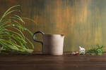 Large Gravy Jug Sandy Beige