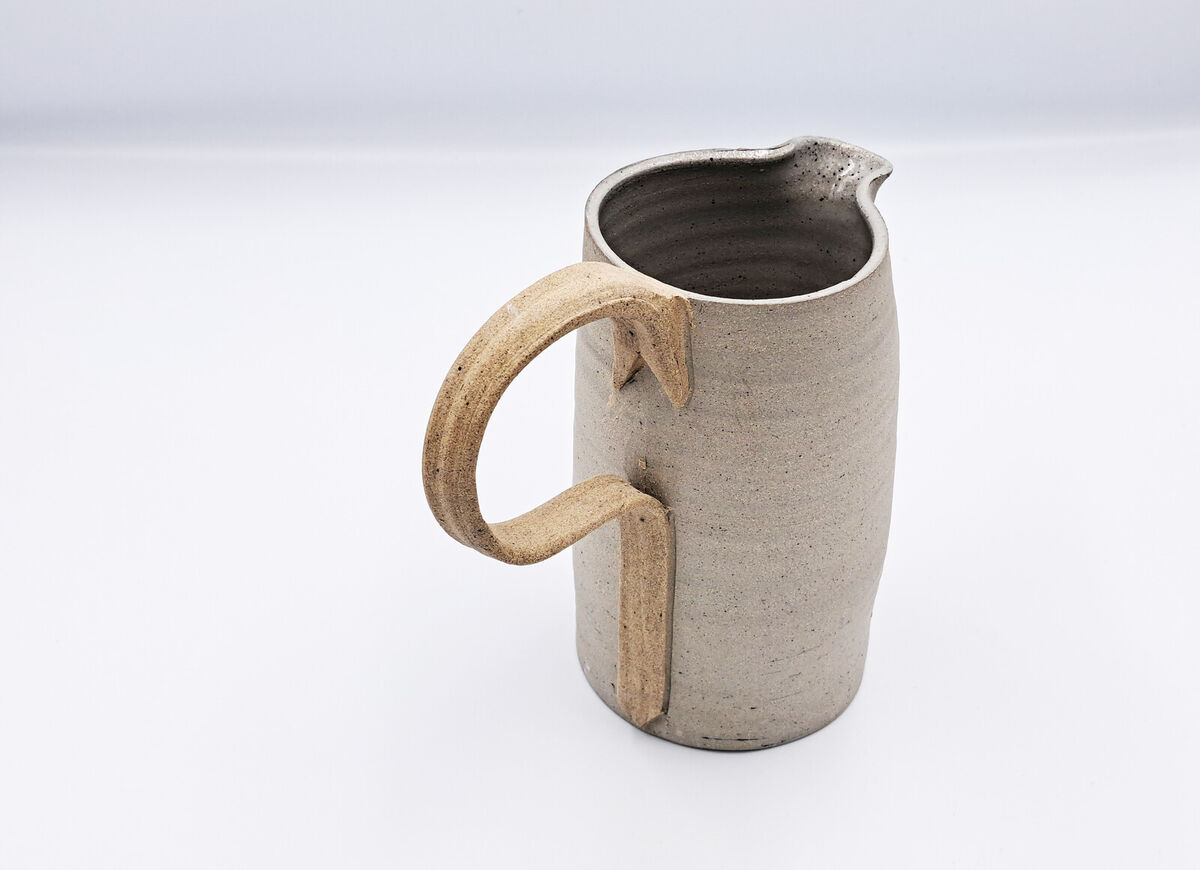 Large Jug - Pale Grey-Blue Detail Large Jug - Pale Grey-Blue Detail
