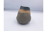 Large Vessel Blue & Beige Side 3
