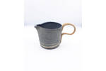 Limited Edition 1 litre Hand-thrown Ceramic Stoneware Decorative Gravy Jug in Dark Grey- Blue