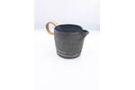 Limited Edition 1 litre Hand-thrown Ceramic Stoneware Decorative Gravy Jug in Dark Grey Blue