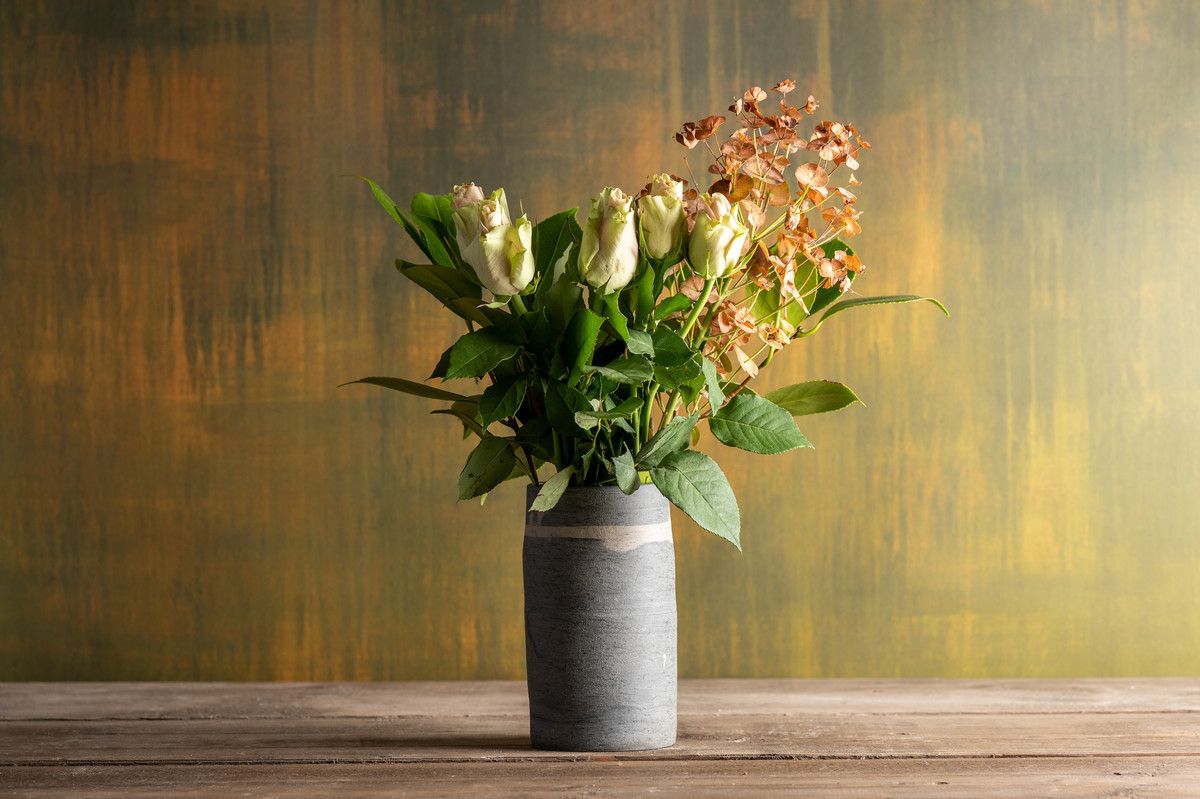 Medium Vase - Dark Blue-Grey