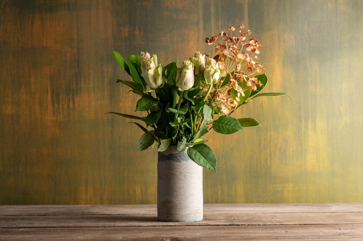 Medium Vase - Pale Grey-Blue