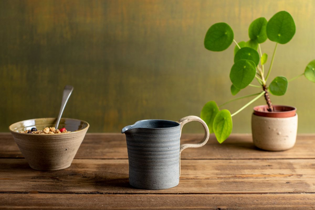 Milk Jug - Dark Blue-Grey