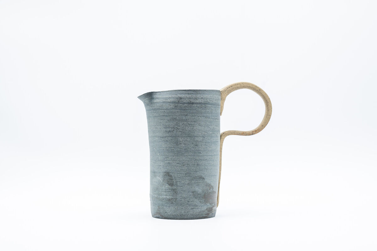 Pitcher in Dark Blue Grey