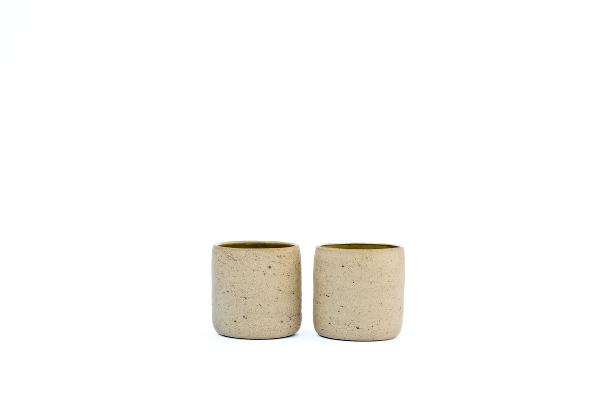 Wine Beakers - Sandy Beige (white) Wine Beakers - Sandy Beige (white)