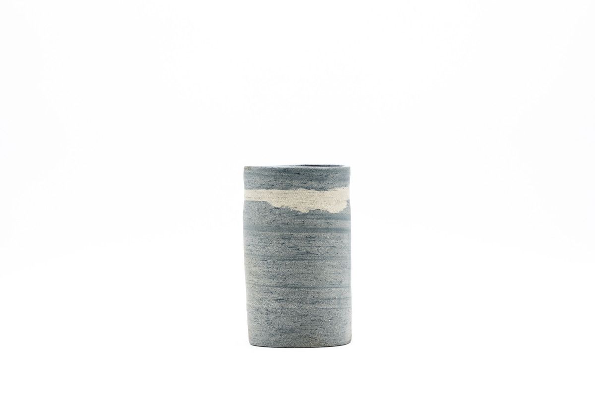 Small Vase - Dark Blue-Grey Small Vase - Dark Blue-Grey