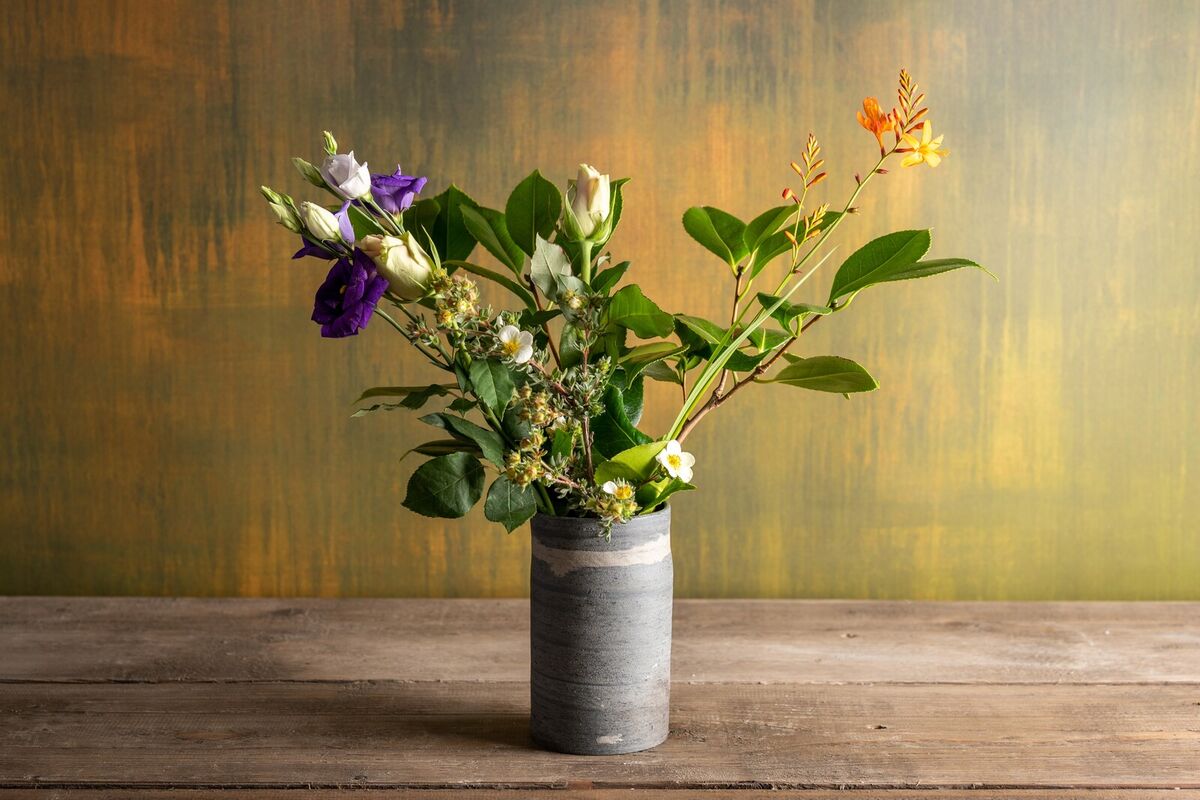 Small Vase - Dark Blue-Grey Small Vase - Dark Blue-Grey