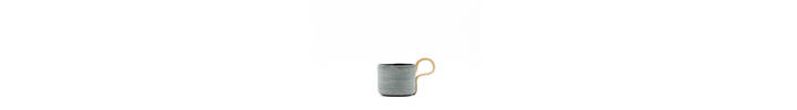 Tea Cup in Dark Blue Grey