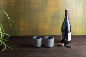 A handmade Ceramic Set of Wine Beakers