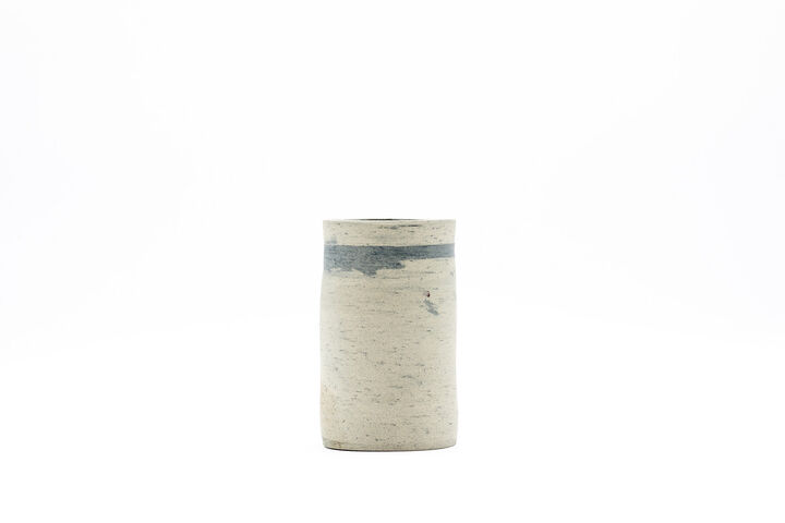 Pale Grey-Blue Vase