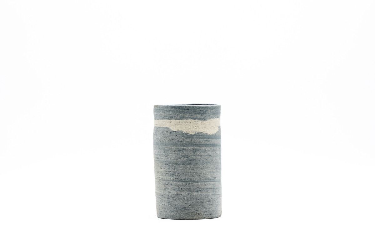 Small Vase - Dark Blue-Grey