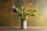 Pale Blue-Grey Vase