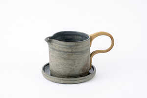 Handmade Gravy Jug and Plate
