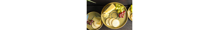 Raised Platter with Circles