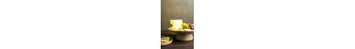 Raised Platter with circles