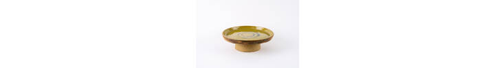 Raised Platter with circles