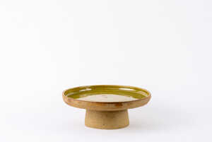 Handmade Ceramic Raised Platter
