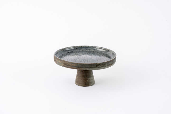 Handmade Ceramic Raised Platter