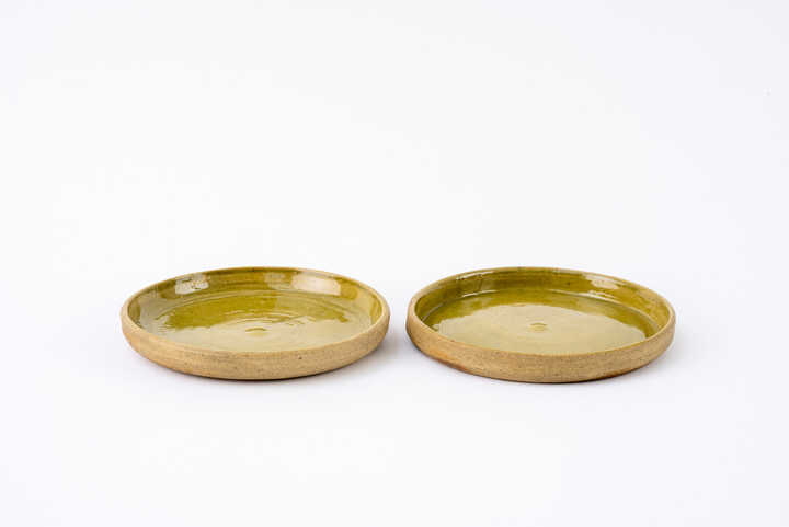 Stoneware Ceramic Tea Plates