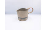 Limited Edition 1 litre Hand-thrown Ceramic Stoneware Decorative Gravy Jug in Pale Grey-Blue