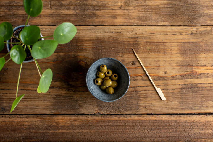 Olive Bowl - Dark Blue-Grey