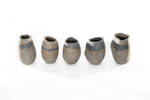 Group Of Small Vessel Blue & Beige Front