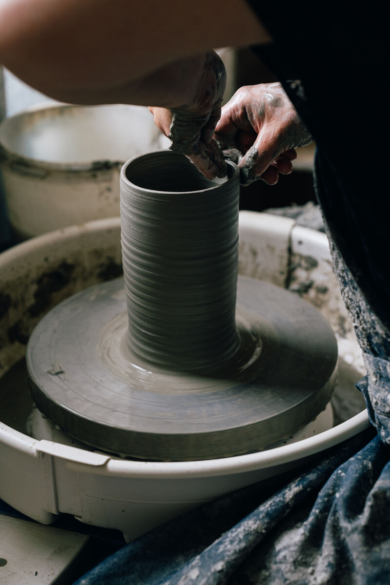 Throwing Large Vase