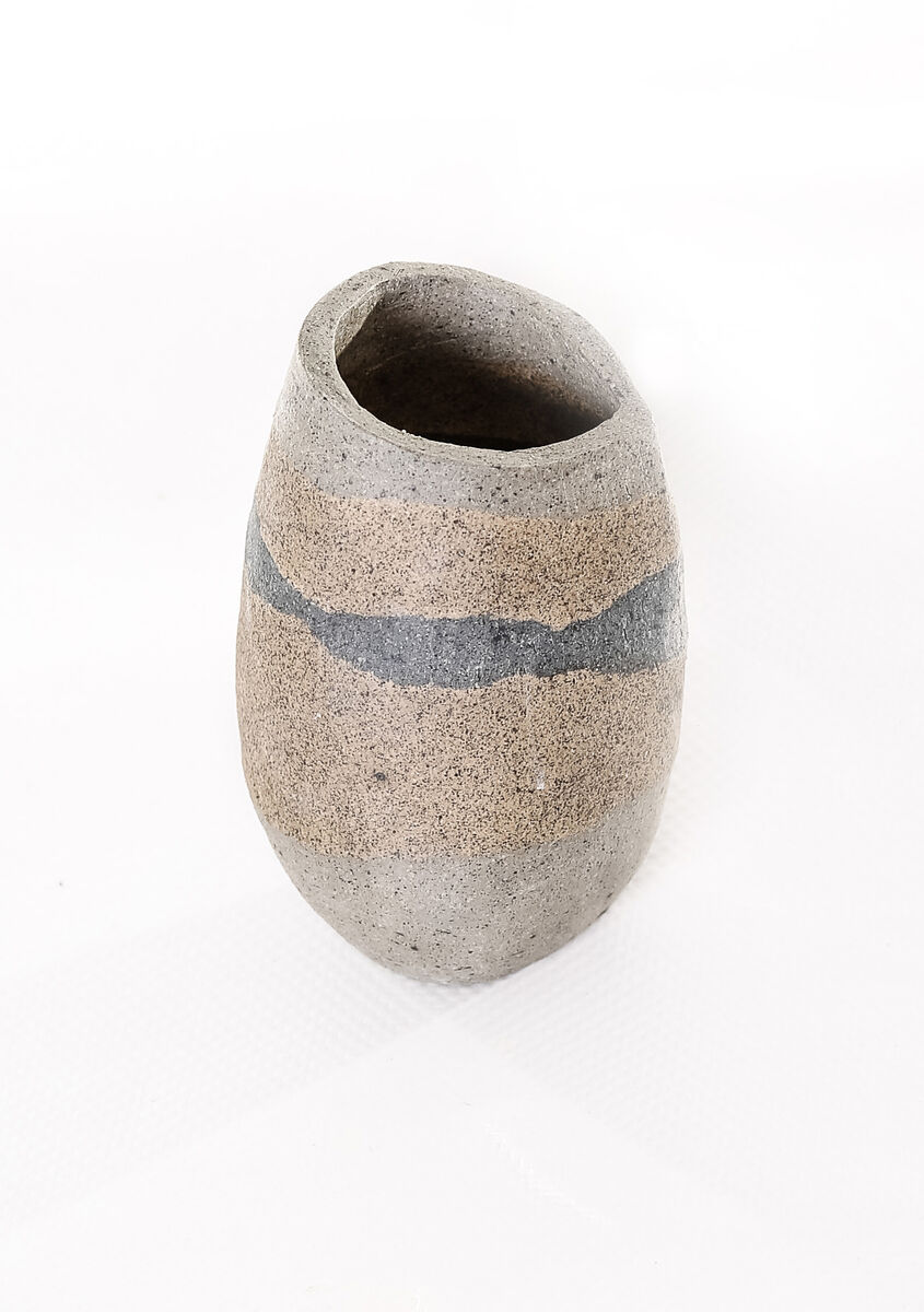 Small Vessel Blue & Beige Design:Dress Small Vessel Blue & Beige Design:Dress