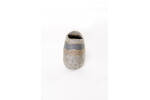Small Vessel Blue & Beige Design: Stripe